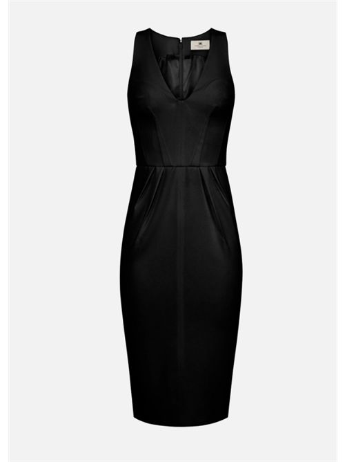 CREPE DRESS ELISABETTA FRANCHI | AB94162E2110 NERO